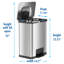 AirStep Stainless Steel Step On Kitchen Trash Can - 13 Gallons