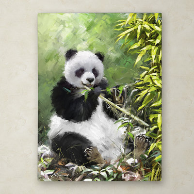 Armand «Panda», reproduction sur toile