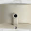 Dessus de meuble-lavabo en céramique pour salle de bain, 30 po, blanc brillant, P 29,9 po x l 18,3 po H 6,7 po, céramique, technologie de teinture