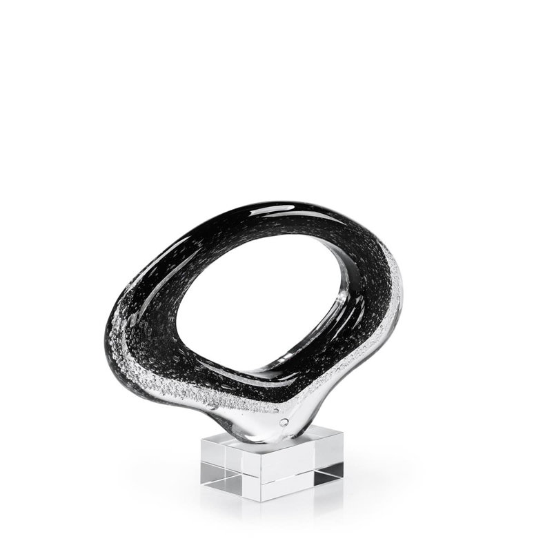 Sculpture en boucle, petit noir