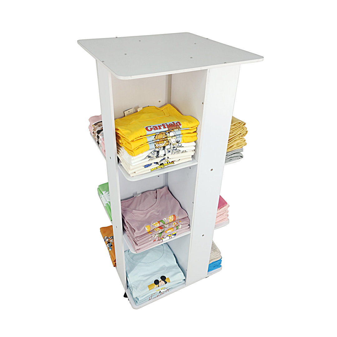 T-Shirt Floor Stand Jeans Pants Gifware Display Shelves Retail Store Merchandiser Roll 20 x 20 x 45" FixtureDisplays