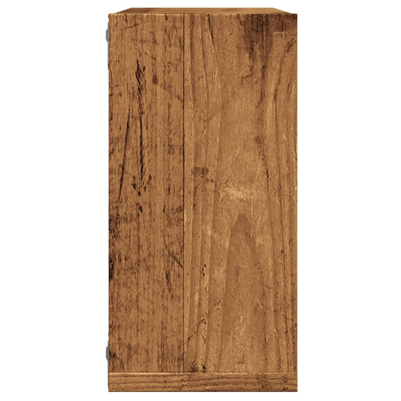 Renu Floating Shelf, 30cm H x 30cm W x 15cm, Old Wood
