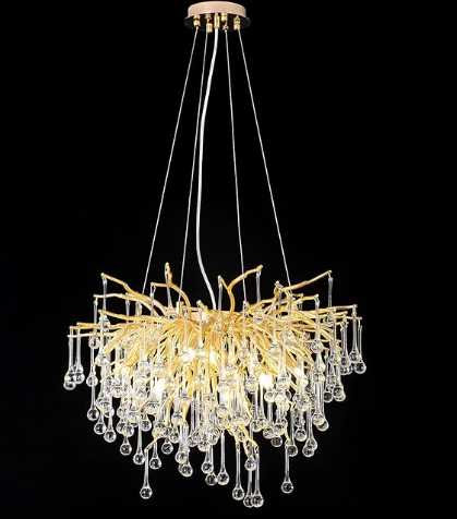 Light Crystal Tree Branch Chandelier