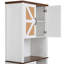 Grande armoire à vin en bois de rotin-894928287