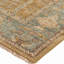 Tapis oriental en laine / coton doré / bleu clair noué à la main Brandonville-672396301