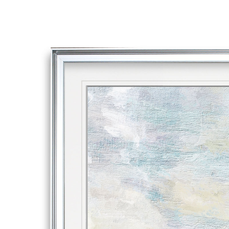 « burst of spring ii », peinture, H 24 po x l 24 po x P 1,5 po, Cadre argenté