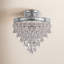 Calypso 3 Light Semi Flush Mount