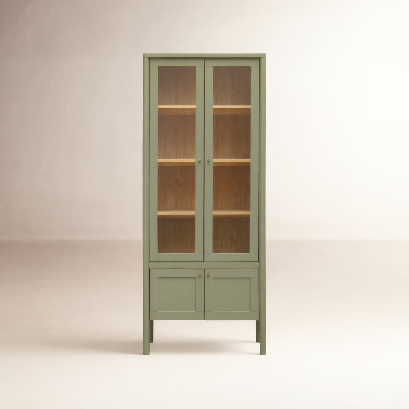 Hannah Tall Cabinet Black, Green