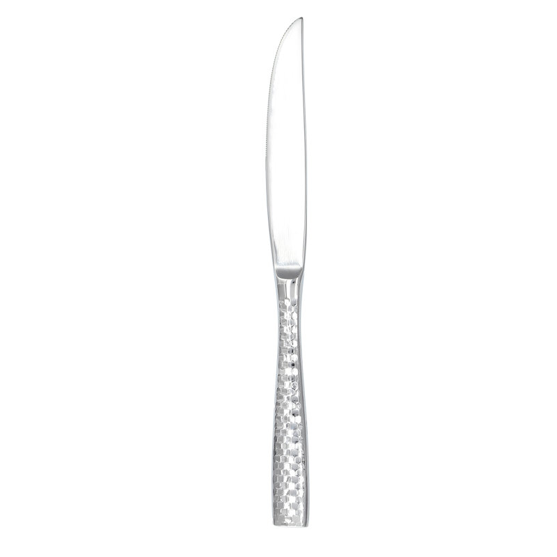 Lucca Faceted Steak Solid Handle 18/10 Stainless Steel Dinner Knife