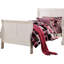 Lit double en blanc, alliant qualité et style avec un lit en bois massif et blanc, taille robuste-1530706524