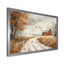 Dreketi Windy Prairie Leaves Path To The Barn III - feuilles, art mural