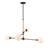 Capilano - Chandelier - 4-Light - Black