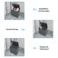 Boîte de rangement extérieure, boîte de rangement en métal, sac de rangement intégré en tissu Oxford, boîte de rangement extérieure verrouillable et imperméable pour coussins, coussins, outils, flotteurs de piscine - gris-123198069