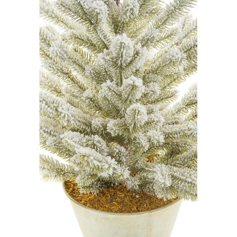 Faux pin 48 po en pot de métal