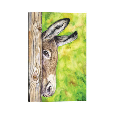 Donkey In Nature by George Dyachenko - Wrapped Canvas Gallery-Wrapped Canvas Giclée