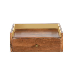 40cm W Solid Wood Bedside Table