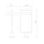 Luminaire suspendu à DEL 1 lumière Giddens