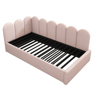   3ft Daybed Sofa Bed With Pull-out Bed Velvet