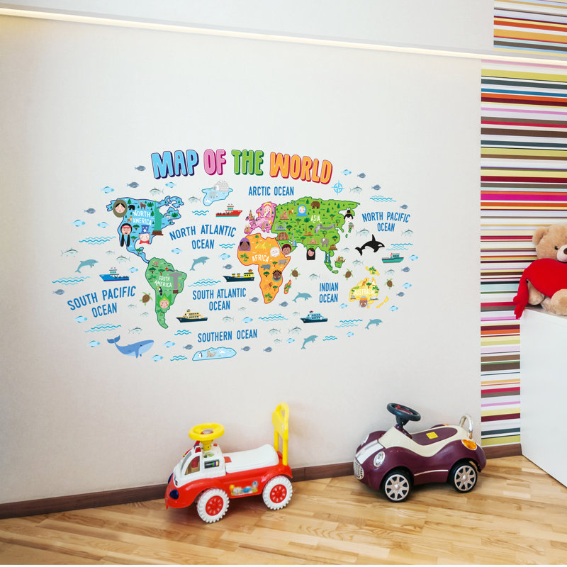 Geography Wall Decal