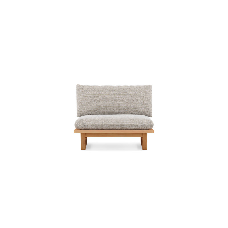 Chaise Dweller, Non, Sunbrella Berber Rib Dune