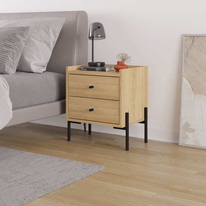 Table de chevet Embree, Brun