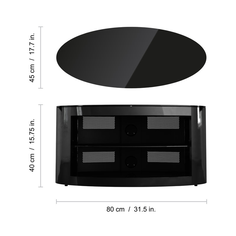 TV Stand for TVs up to 40", Black