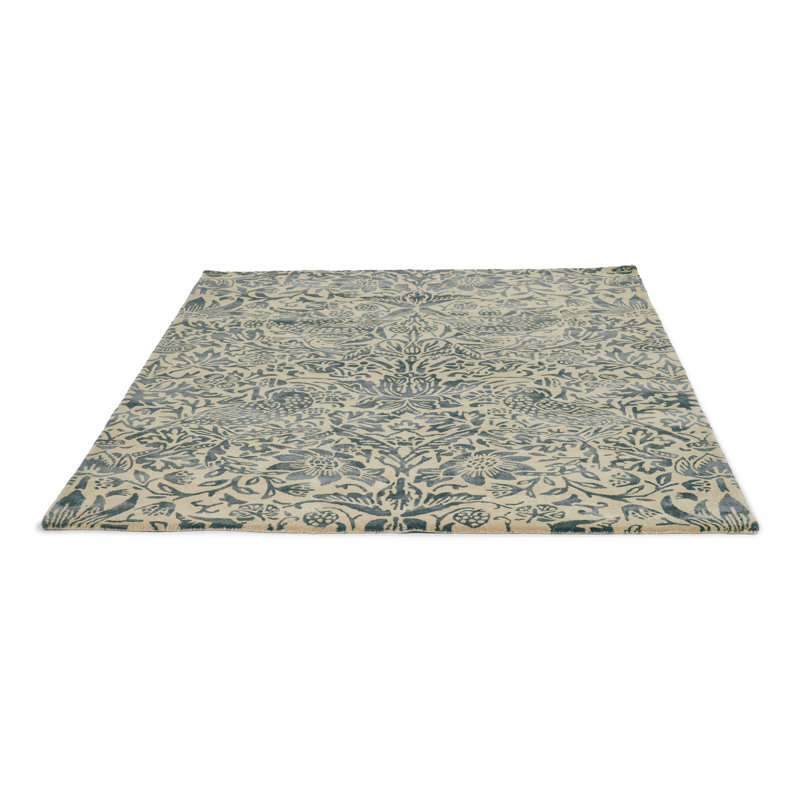 Floral Area Rug, Rectangle 6'7" x 9'2"