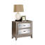 Halleck 58.42cm W Solid + Manufactured Wood Bedside Table