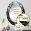 Francesine - Miroir mural floral ovale-210577060