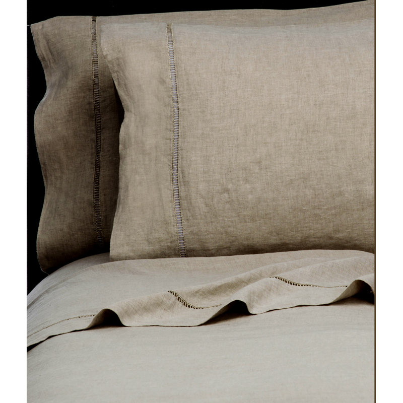 Briar 100% Linen Sheet Set, Queen, Natural