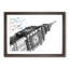 Big Ben in London in Abstract - Picture Frame Painting Print-55685524-55685528