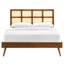 Lit plateforme en bois et canne Modway Sidney-657973762-657973773