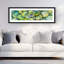 Reproduction de plante grasse aquarelle - décor encadré mat