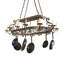63" Long Neo 15 Light Pot Rack