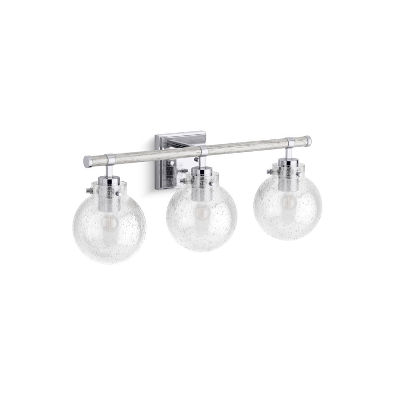 Holt Three-Light Sconce, Polished Chrome