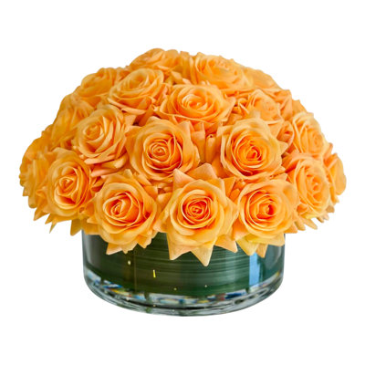 Large Dome Real-Touch Rose Centerpiece