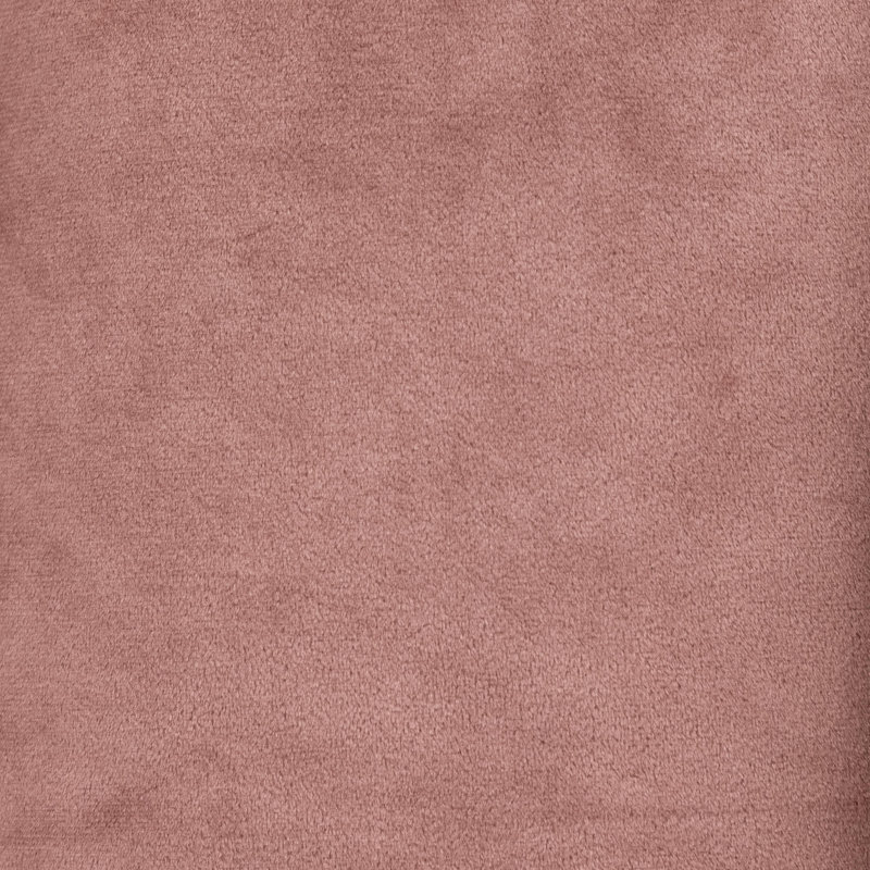 Sirena Velvet Chair and Square Footstool, Dusk Pink