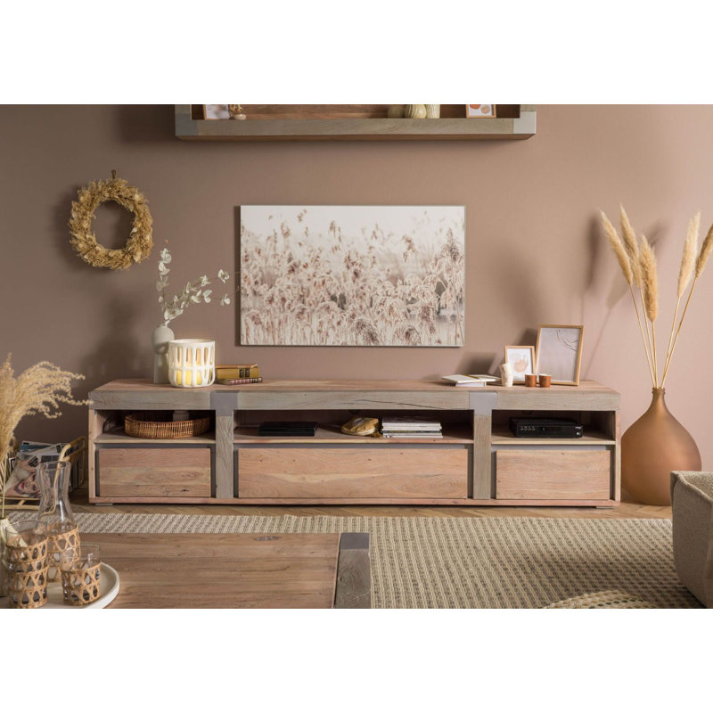 Amsterdam Unfinished TV Stand, 250cm