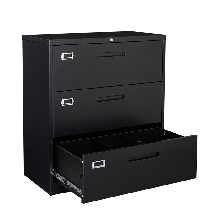 Latitude Run® Karanfila 3-Drawer Lateral Filing Cabinet & Reviews | Wayfair