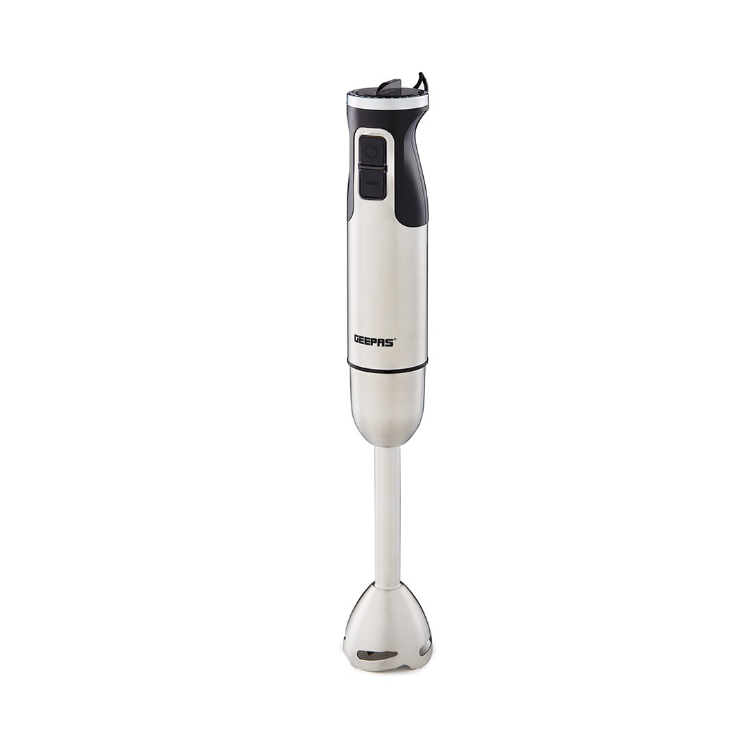 GEEPAS 800W Hand Blender | Handheld Immersion Blender, Food Collection Stick Blender with Stainless Steel Blades for Making Baby Food Soup Sauce Puree