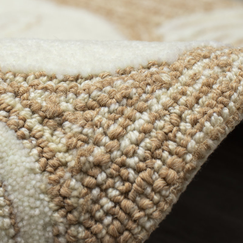 Artic No Pattern And Not Solid Color Synthetic Kitchen Mat, Runner 2' x 5', Brown