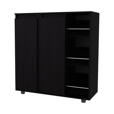 Compact 3 - Tier Shoe Rack For Boots, Shoes, And Hats, Particle Board, White Finish In Modern Style Accessory Rack, Design, Primary Living Areas
