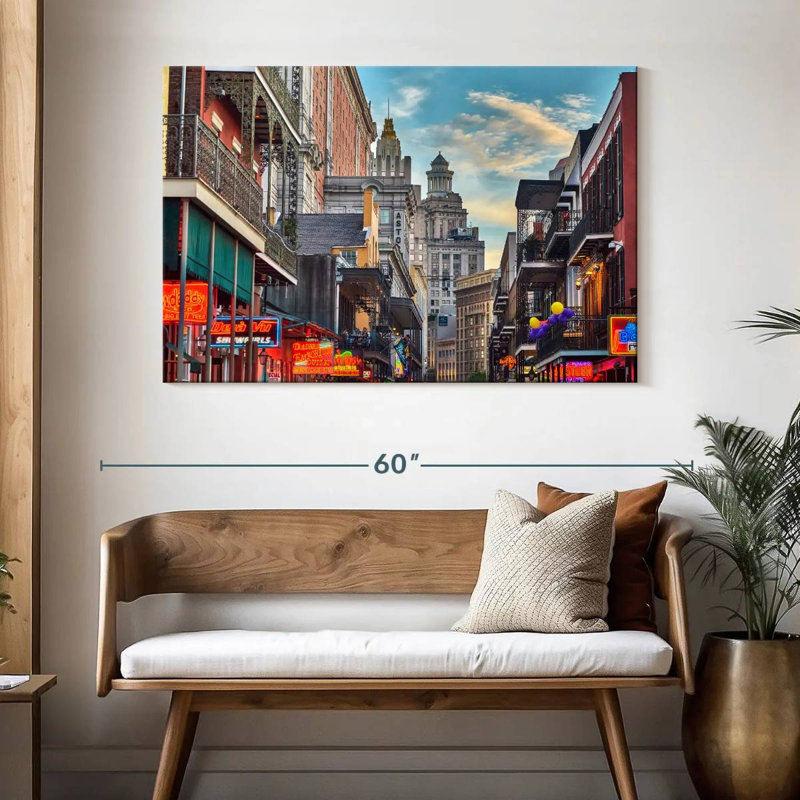 Ravi Bourbon Street Bars, 32" H x 48" W