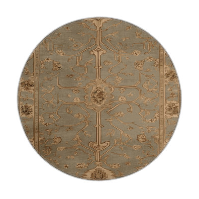 French Beige Indoor and Outdoor Area Rug