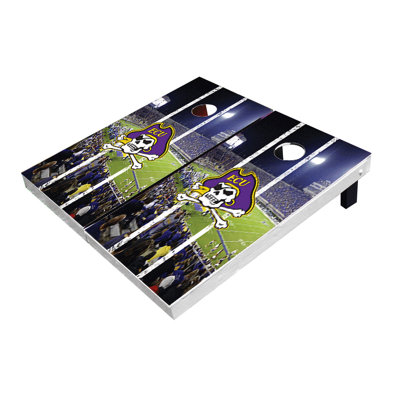 2' X 3' ECU Pirates Stadium Long Stripe Themed Cornhole Boards