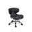 Waimes Backed Adjustable Height Ergonomic Lab Stool with Wheels-1288890262