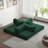 Modular Sofa, Convertible Pudding Block Sofa, Floor-Standing Sofa Bed With Armrests And Comfortable Sofa Bed, Compression Sofa For Living Room And Bedroom