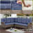 Serita Trym 9-Person Outdoor PE Wicker Patio Sectional Outdoor Conversation Set With Cushions-708342676