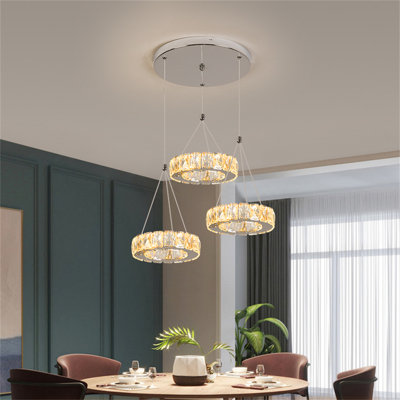 3 - Light LED Chandelier