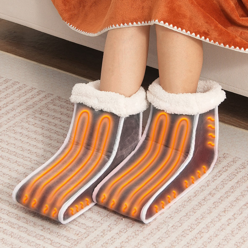 Chauffe-pieds électrique à 6 niveaux avec chauffe-pieds Split